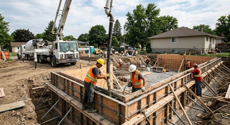 Basement Concrete Pouring in Columbus, OH